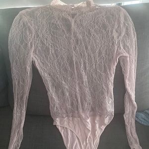 Blush Pink Bodysuit Never worn